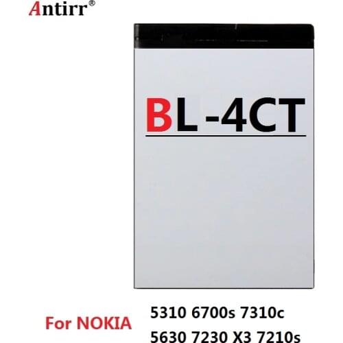 BL-4CT BL 4CT Phone Battery For Nokia 2720 6600 Fold 5630 5630 XpressMusic 6700 Slide 7210 7230 7310 Classic Supernova X3 X3-00