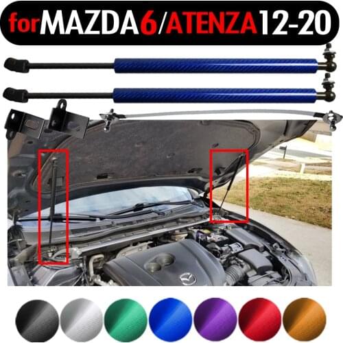 Auto Front Hood Bonnet Modify Gas Struts Lift Support Shock Damper for Mazda 6 Mazda6 Atenza 2012-2020 Absorber Styling