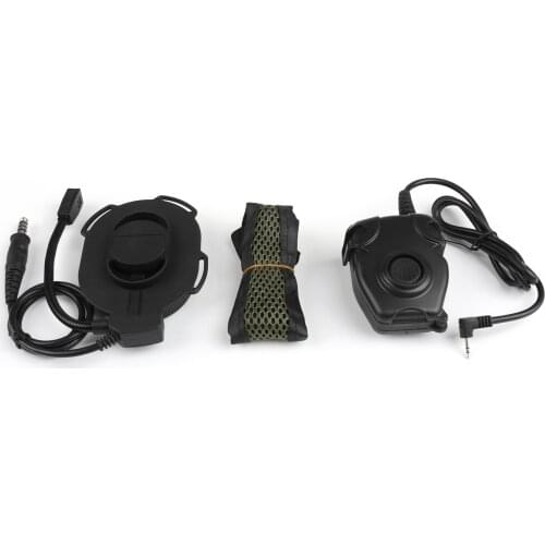 Artudatech 5Pcs 2.5mm HD01 Z Tactical Elite Bowman Headset Peltor PTT For Motorola T6200 Radio