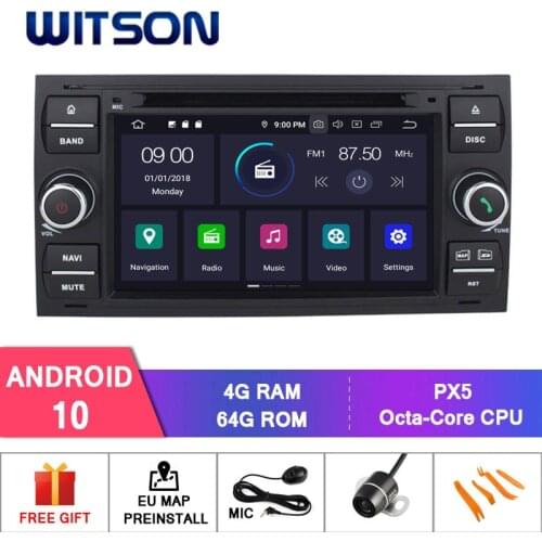 WITSON Android 10.0 CAR RADIO For FORD FOCUS 2004-2008 Car Multimedia Player 4G RAM +64GB ROM
