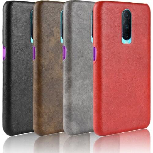 For OPPO RX17 Pro Case OPPO RX17Pro Case Litchi Skin Pattern PU Leather and PC Book Cover For OPPO R17 PRO R17 R17Pro Phone Case