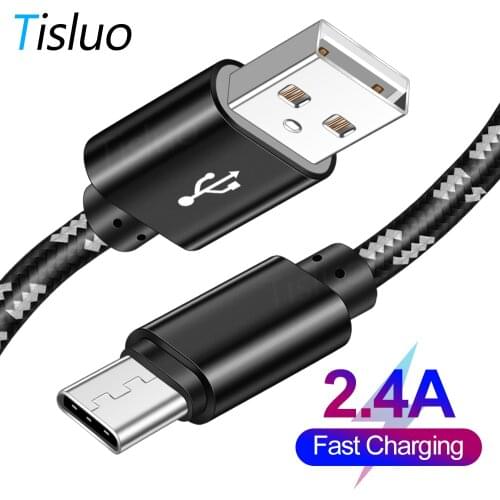 USB Type C Cable Fast Charging USB C data Cord For Samsung S9 S8 Huawei P20 Xiaomi mi9 Micro Type-C cables mobile phone charger