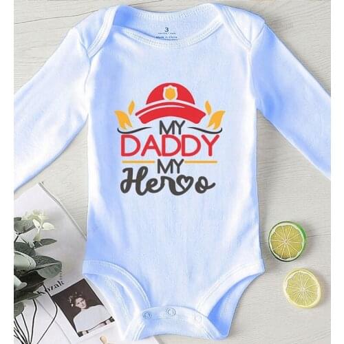 Jumpsuit Kids Autumn Baby Things Boys Print Daddy One Piece Toddler Clothing New Born Baby Girl Clothes Winter Kids Romper