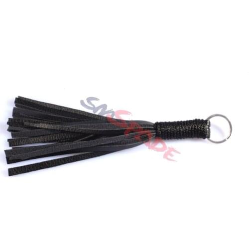 Leather little whip, real leather whip pendant for young man,fashion mini whip