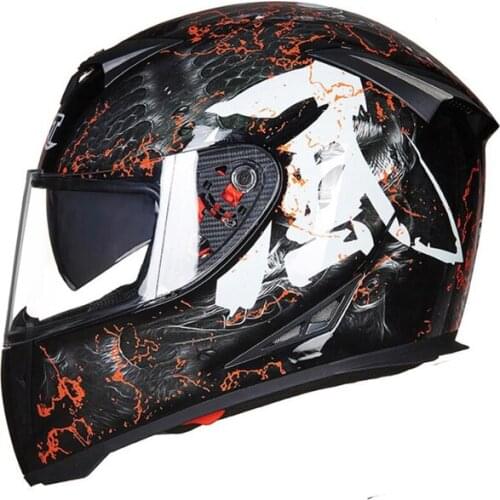 GXT Motorcycle Helmet Double lens Full Face Casco Moto Double Visor Racing Motocross Helmet Casco Modular Moto Helmet Motorbike