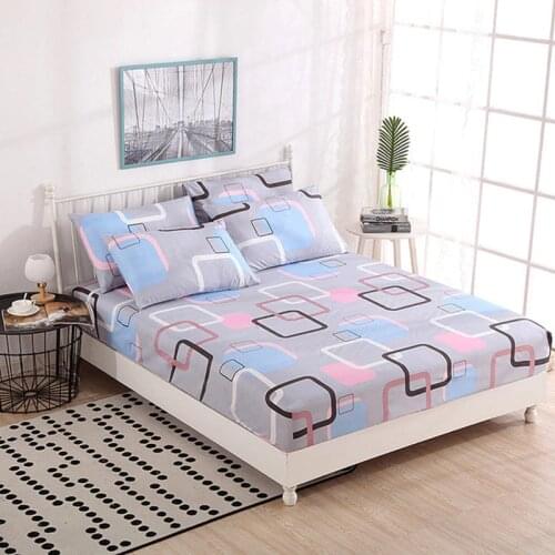 Mattress Cover for Bed Quilted Fitted Sheet for Single Double Bed XF861-7 (Support Dropshipping)