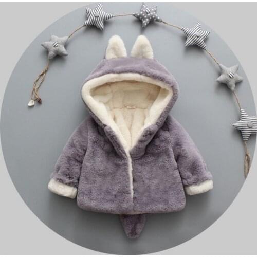 New Baby coat winter Autumn Girls and boys unisex Fleece jackets 6M-2 old size Clothes 7BT009