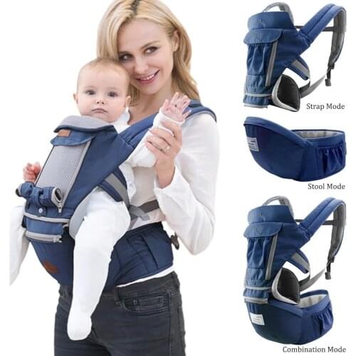 Baby Carrier Ergonomic Baby Kangaroo 12 Positions 3 In 1 For 0-3month Baby Supports Over 10 kg