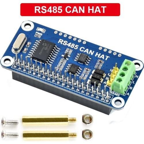 Raspberry Pi 4 GPIO Expansion Board RS485 CAN Hat Allows Stable Long-Distance Communication for Raspberry Pi 3B Plus /3B/Zero