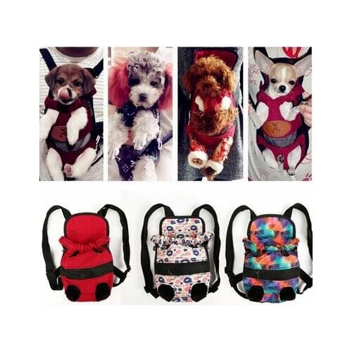 Portable Security Puppy Small Dog Carrier Travel Front Back Backpack Carrying Pouch Bags