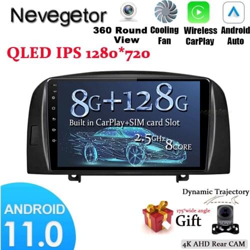 Android 11.0 System Car IPS Touch Screen Stereo For HYUNDAI SONATA NF player Stereo DVD DSP NAVIGATION
