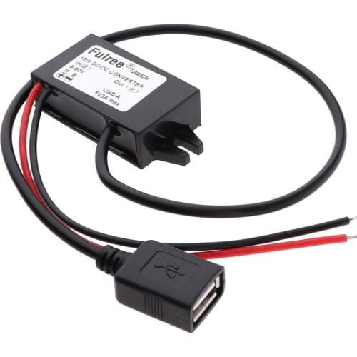 8-60V To 5V USB DC-DC Waterproof Power Step Down Module Voltage Converter Power Supply Buck Charger Adapter Inverters