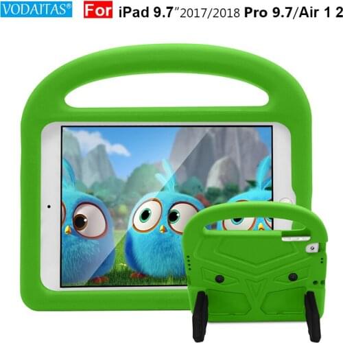 Armor EVA Coque for iPad Air 1 Air 2 Kids Case A1474 A1566 Shockproof Silicon Stand for iPad 9.7 2017 2018 Kids Children Case