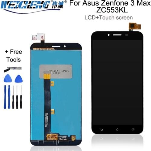 For 5.5" Asus Zenfone 3 Max ZC553KL LCD Display Touch Screen Digitizer Assembly Zenfone3 MAX Replacement For ASUS ZC553KL LCD
