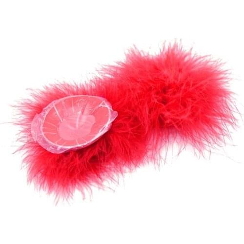 1 Pair Womens Lingerie Feather Breast Bra Nipple Cover Pasties Sticker Sex Toy
