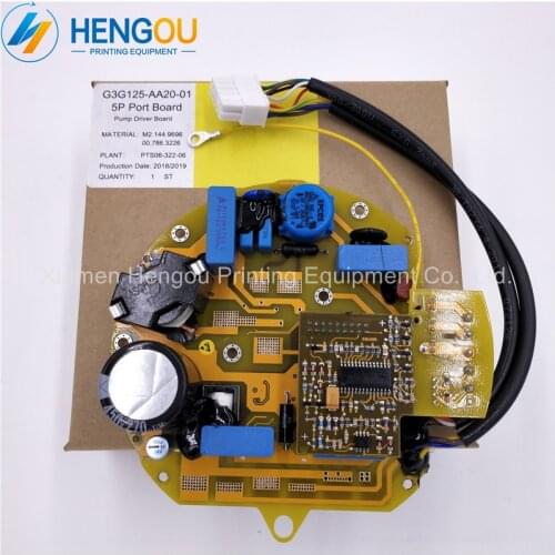 2 Pcs 00.786.3226 circuit board G3G125-AA20-01 5P Port Board,Fan Internal Drive Board for SM74 SM52 Printing machine M2.144.9696