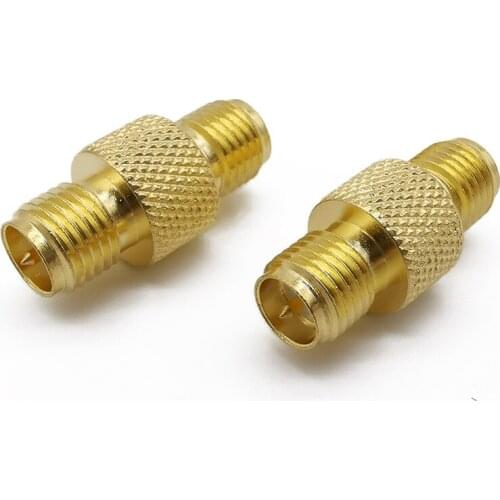 3Pcs RP SMA Female Jack to RP SMA Female Jack Straight Coupler Connector Double RP SMA Female F/F Barrel RF Adapters Coaxial