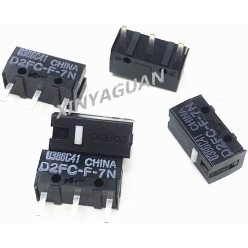 5Pcs New Original OMRON Mouse Micro Switch D2FC-F-7N suitable for Logitech MX518 MX510 G400 G403 G500 G520 G603 G703 G900 D2FC