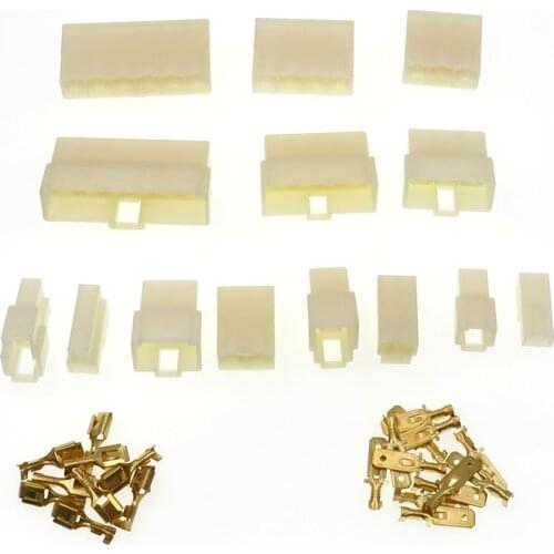 6.3 Series 1/2/3/4/6/8/12 Pin Automotive Wire Connector Motorcycle Car Engine Plug With Terminals Pins