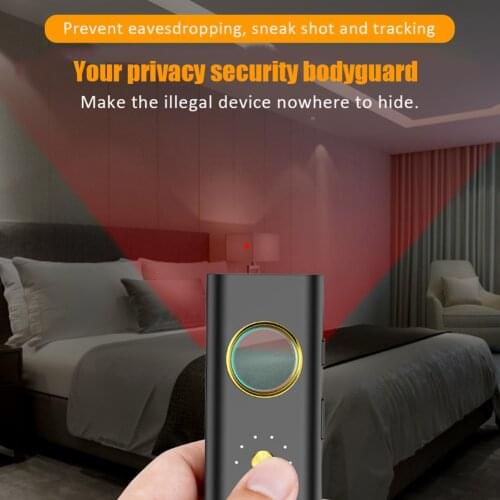 Anti Spy Hidden Camera Detector Mini Wifi Wireless Signal Cam Spy Bug SM GPS Tracker Wiretap Finder Anti-sneak Shooting