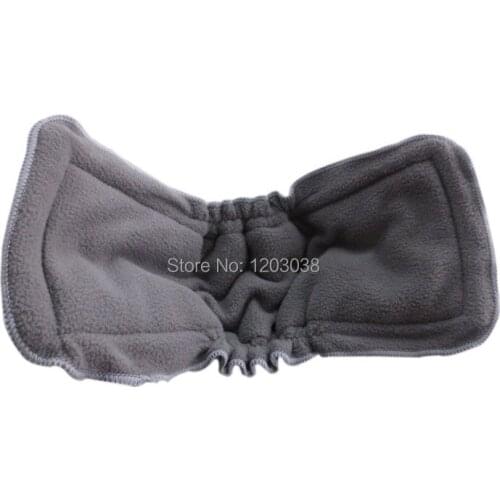 Free Shipping 350 pcs Bamboo Charcoal inserts with gussets 3+2 Baby Cloth Diaper pads Nappy Inserts