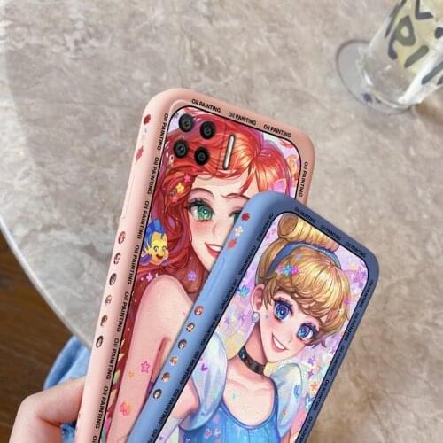 For OPPO F17 PRO F19 PRO 4G F19 4G F1s F1 Plus F3 Plus Fall proof case cartoon beauty pattern protective cover