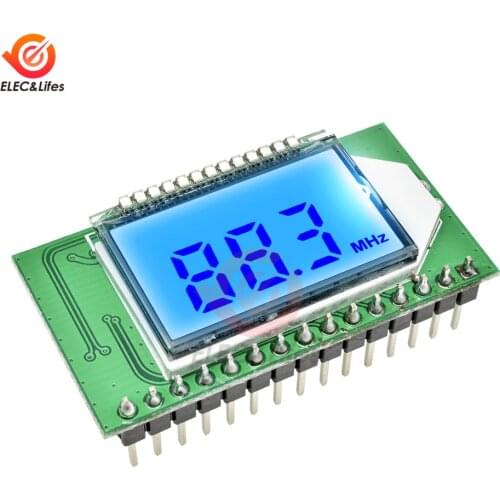 LCD Digital Radio FM Transmitter Module 87-108MHz DSP PLL Stereo Wireless Microphone Board Multi-function Frequency Modulation