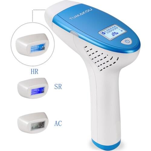 3in1 TUMAKOU IPL Hair removal Epilator a Laser Permanent Hair Removal Machine Face Body 3IN1 Electric depilador a laser 500000