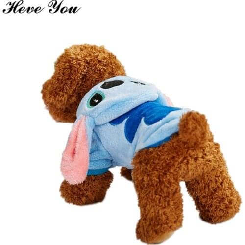 Heve You Clothes for Small Dogs Outfits Stitch Dog Clothing Cute Totoro Warm Pet Dog Coats Jacket Puppy Chihuahua Clothes XS~XXL