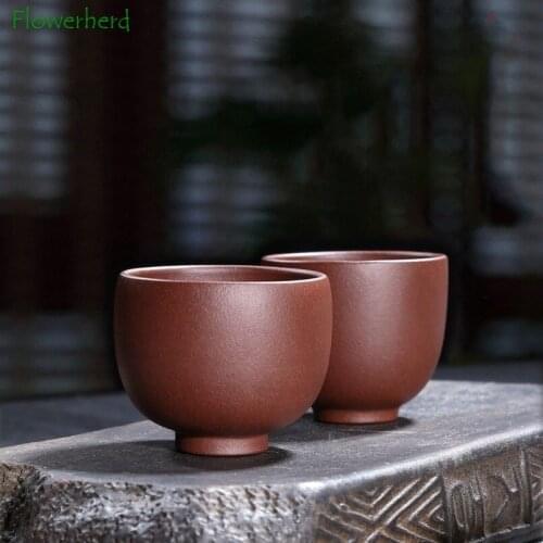 Purple Clay Ceramic Porcelain Tea Cup Teaware Kung Fu Tea Cup Tea Cup Set Kung Fu Tea Set Tea Set Cup Kungfu Tea Set
