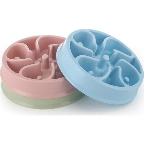 Dog Slow Feeder Bowl Non Slip Puzzle Bowl Anti Gulping Pet Slower Food Feeding Dishes Interactive Bloat Stop Dog Bowls