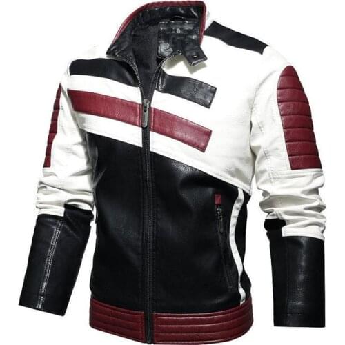 Men Leather Jackets New Arrive Mens Motorcycle coat Men Winter Casual Warm Leather Jacket Outerwear Male Clothes