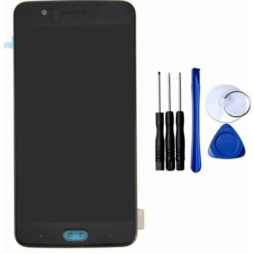Screen Full Assembly With Frame For Oneplus 5 A5000 Full Set LCD Screen LCD Assembly Complete Touch Digitizer Screen