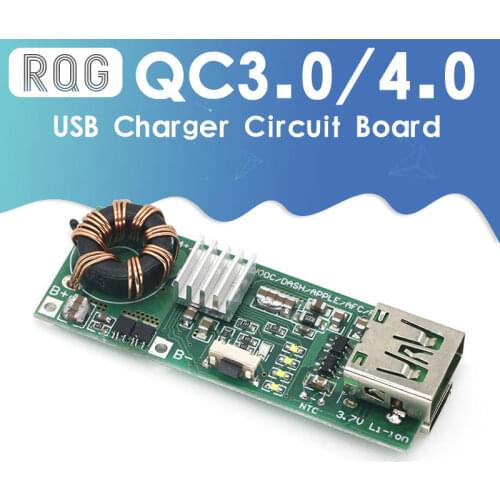 QC4.0 QC3.0 Double Way PD Mobile Phone Power Bank Quick Charge 3.7V to 5V 9V 4.5A 18W Type-C USB Boost Charger Circuit Board