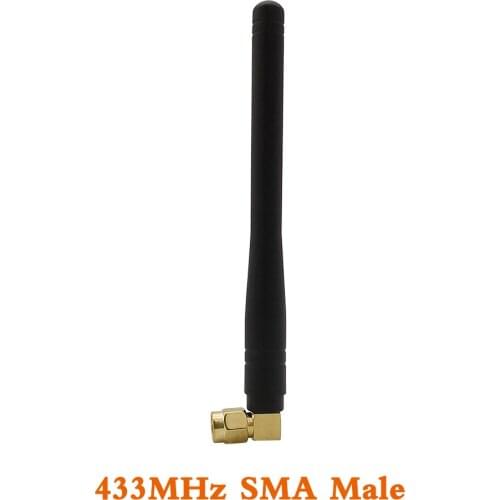 1/3/5Pcs 433MHz Antenna 3dbi SMA Male Connector SMA Male Plug Folding Right Angle 433mhz Aerial for Gas Meter ,Lorawan Antenna