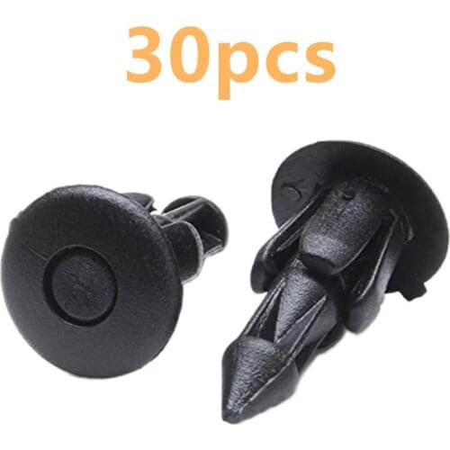 10/30pcs Auto Fastener Clip Mixed Car Body Push Retainer Pin Rivet Bumper Door Trim Panel Retainer Fastener Interior Accessories