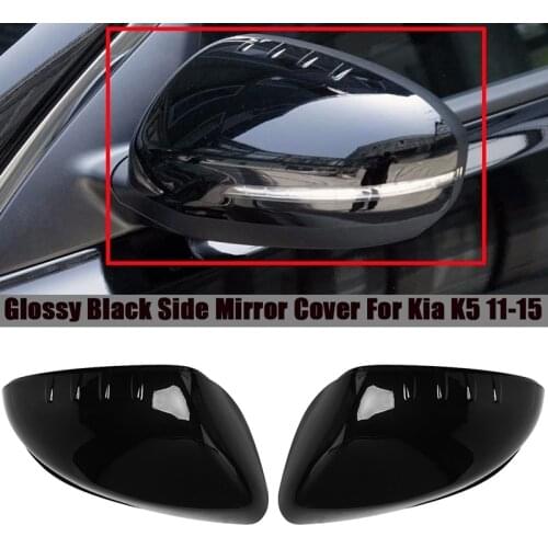 2Pcs Car Rearview Mirror Cover Side Mirror Cover Shell for Kia Optima K5 2011-2015