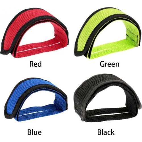 2pc Nylon Bicycle Pedal Straps Toe Clip Strap Belt Adhesivel Bicycle Pedal Tape Fixed Gear Bike Cycling Fixie Cover