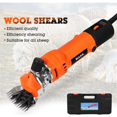 680W 220V 6 Gears Speed Electric Sheep Goat Shearing Machine Trimmer Tool Wool Scissor Cut Machine With Box