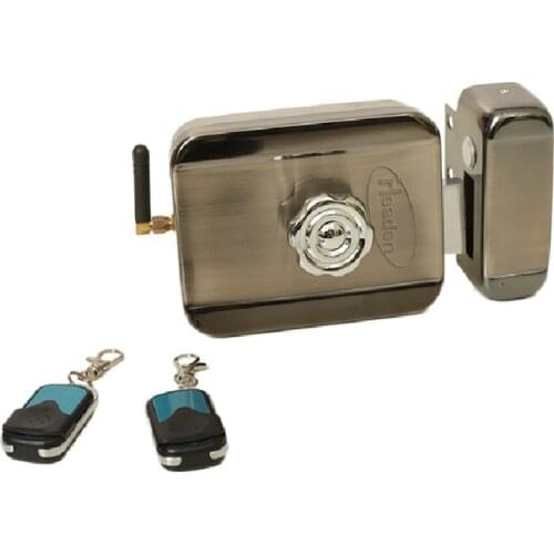 Wireless remote control motor lock with Battery power supply Electronic Rim Lock