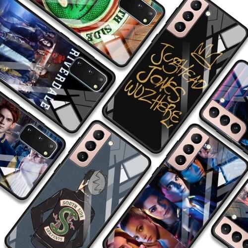 Phone case For Samsung S21 S20 Ultra Plus FE S10e Lite S10 S9 S8 plus Glass Bumper Soft Fundas Hot TV show Riverdale