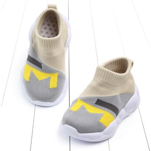 Children Anti-slip Shoes Newborn Baby Girl Cotton Non-slip Floor Socks Baby Boy Rubber Sole Cartoon Indoor Socks