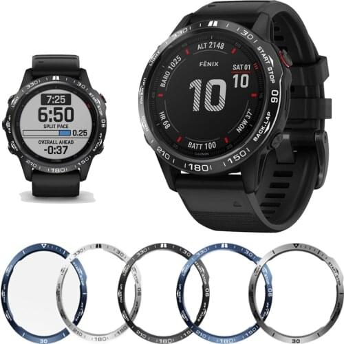 For Garmin Fenix 6X Pro/6X/6X Sapphire Watch Bezel Ring Styling Frame For Fenix 6X Pro/6X watch Protector Ring Case edge Cover