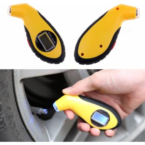 Tyre Air Pressure Gauge Meter Electronic Digital LCD Car Tire Manometer Barometers Tester Tool For Auto Truck Car Motorcycle
