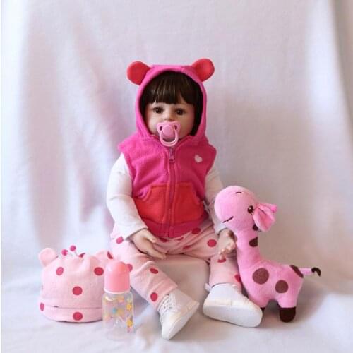 KEIUMI 46CM Rebirth Doll imitation baby toys cute family girls toys childrens Christmas birthday gifts