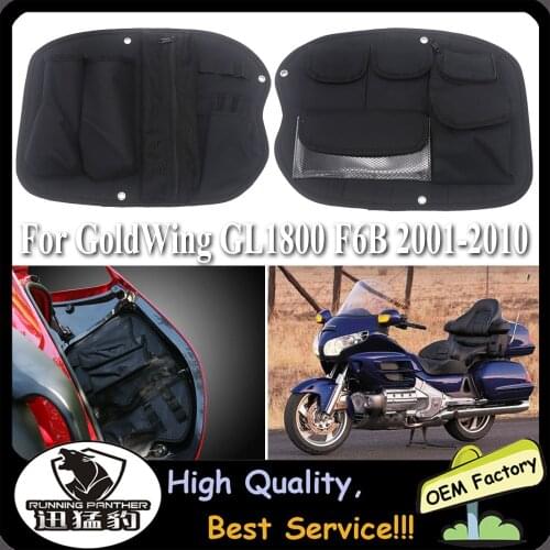 Motorcycle Trunk Lid Organizer Bag Tool Bags Case For HONDA Golden Wing GL1800 GL 1800 F6B 2001-2010 Tool Bags Case inner bags