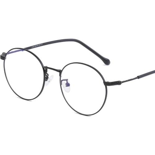 Men Women Vintage Fashion Ultralight Round Mini Frame Custom Made Myopia Glasses -1 to -6 and Reading Glasses 1 to 4