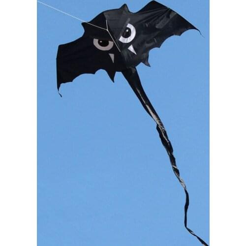 NEW High Quality Bat Kite / Owl Kites Easy Control With Handle Line Children Kite Sale String Outdoor Toys