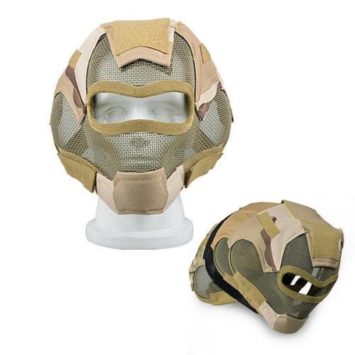 Hunting V7 Full Face Protective Mask Paintball Tactical Steel Wire Mesh Masks