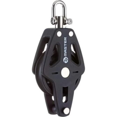 Sailboat Dinghy 35mm 1 3/8" Single Swivel Shackle Becket Block Small Boat Block Master BP-3502F